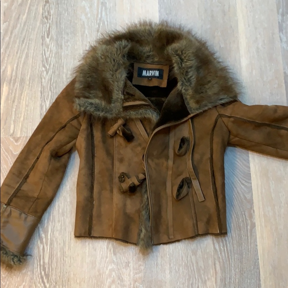 Faux fur jacket